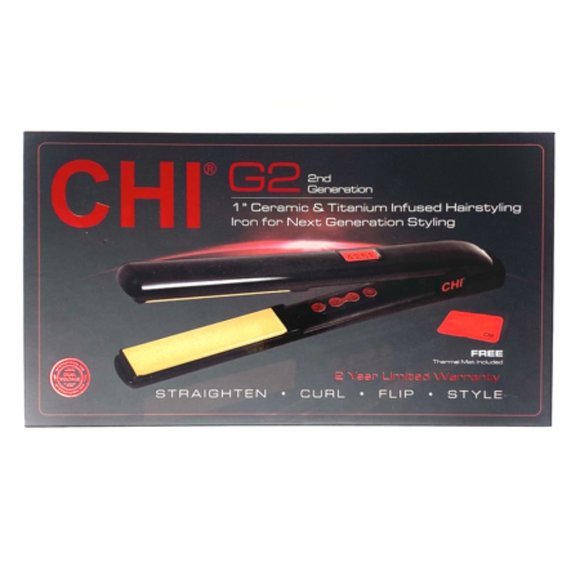 NEW! CHI G2 CERAMIC FLAT IRON 1" STRAIGHTENER 425°